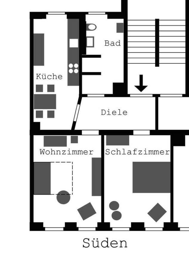Schoener Wohnen Im Denkmal - Grosszuegig Geschnitten, Kostenfreies Wlan Leipzig Exterior photo